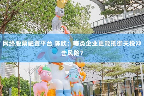 网络股票融资平台 陈欣：哪类企业更能抵御关税冲击风险？