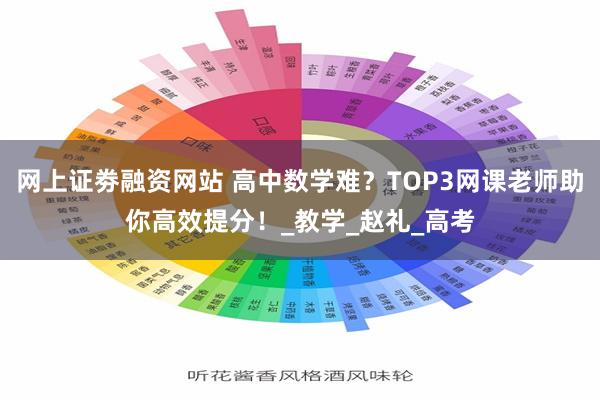 网上证劵融资网站 高中数学难？TOP3网课老师助你高效提分！_教学_赵礼_高考